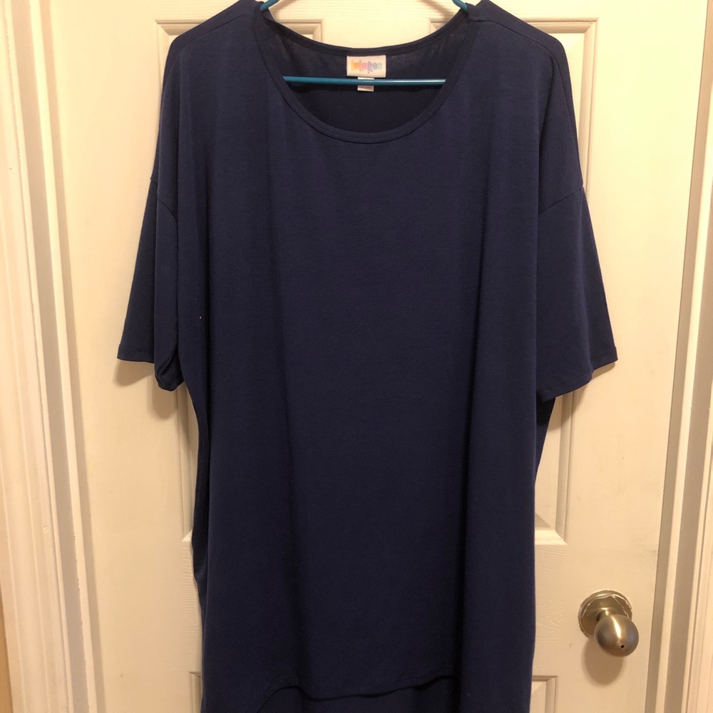 True Navy LulaRoe Irma Tunic